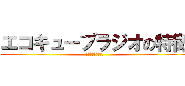 エコキューブラジオの特徴 (あああああああああ)