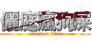 儷庭瘋狗屎 (attack on titan)