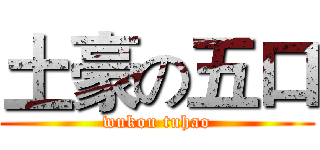 土豪の五口 (wukou tuhao)