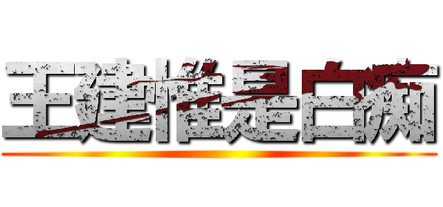 王建惟是白痴 ()