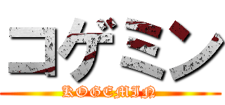 コゲミン (KOGEMIN)