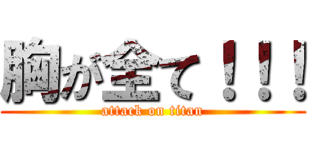 胸が全て！！！ (attack on titan)