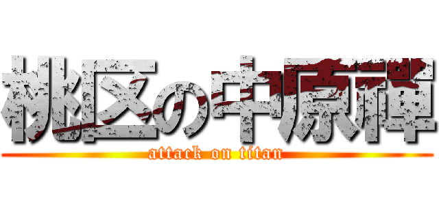 桃区の中原禪 (attack on titan)