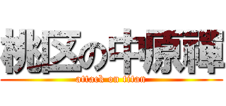 桃区の中原禪 (attack on titan)