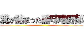 糞が詰まった脳味噌野郎 ()