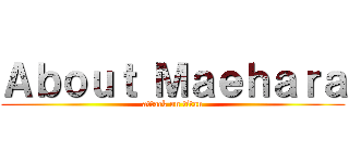 Ａｂｏｕｔ Ｍａｅｈａｒａ (attack on titan)
