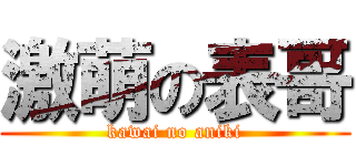 激萌の表哥 (kawai no aniki)