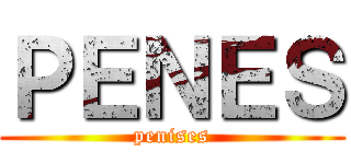 ＰＥＮＥＳ (penises)