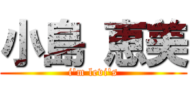 小島 恵美 (i'm levi's)