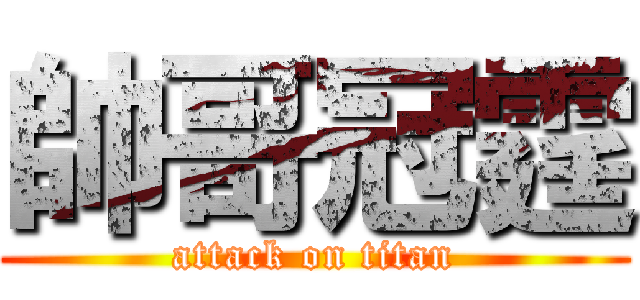 帥哥冠霆 (attack on titan)