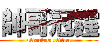 帥哥冠霆 (attack on titan)