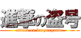 進撃の盗号 (attack on baoyangande)