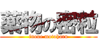 薬物の密粒 (inoue motoharu)