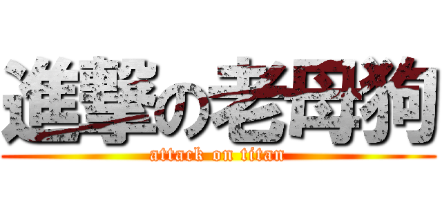 進撃の老母狗 (attack on titan)