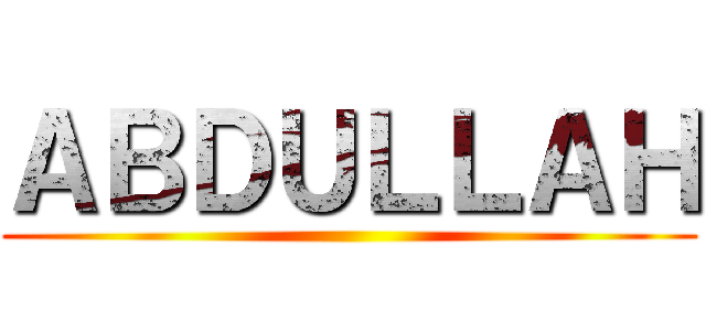 ＡＢＤＵＬＬＡＨ ()