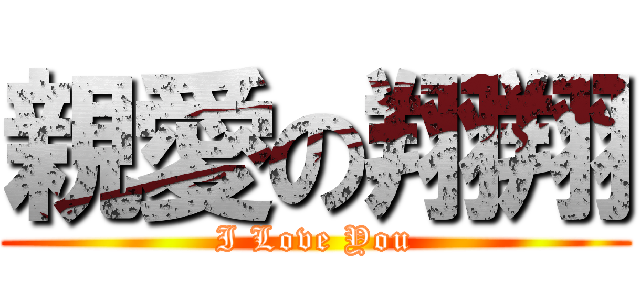 親愛の翔翔 (I Love You)