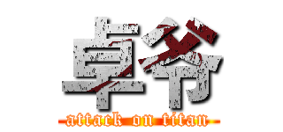 卓爷 (attack on titan)