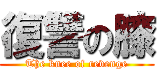 復讐の膝 (The knee of revenge)