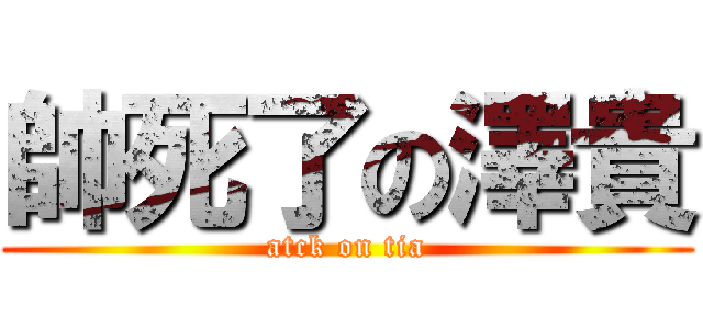 帥死了の澤貴 (atck on tia)