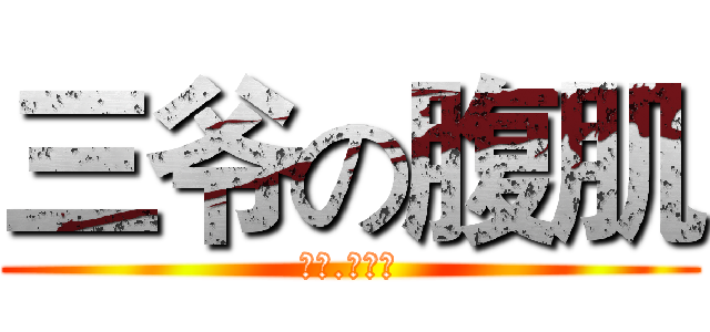 三爷の腹肌 (三笠.阿克曼)