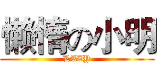 懒惰の小明 (LAZY)