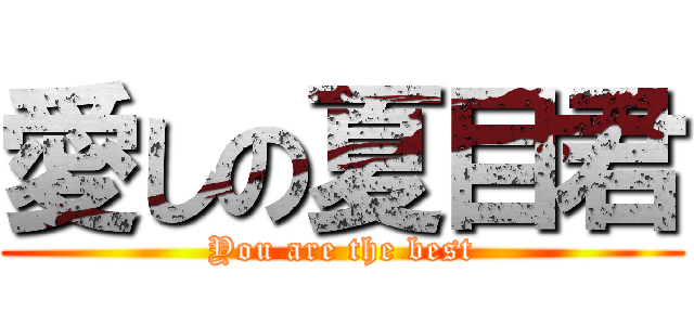 愛しの夏目君 (You are the best)