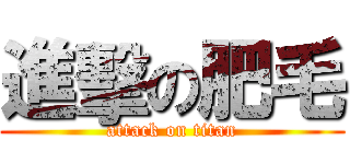 進擊の肥毛 (attack on titan)