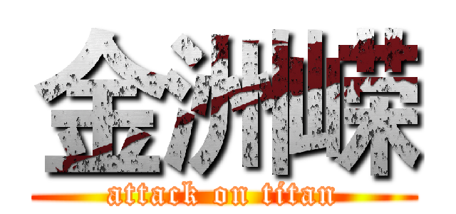 金洲嵘 (attack on titan)