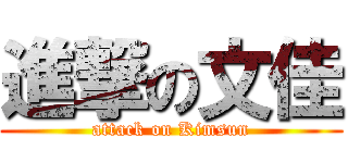 進撃の文佳 (attack on Kimsun)