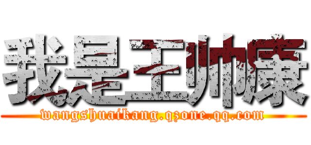 我是王帅康 (wangshuaikang.qzone.qq.com)