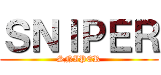 ＳＮＩＰＥＲ (SNIPER)