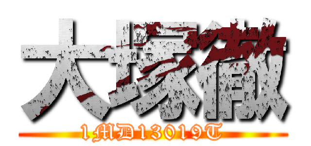 大塚徹 (1MD13019T)