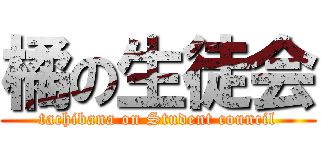 橘の生徒会 (tachibana on Student council)