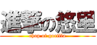 進撃の悠里 (chop of gorilla)