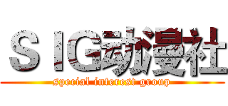 ＳＩＧ动漫社 (special interest group)