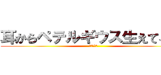 耳からペテルギウス生えてるよ❤ (豊田中学校)