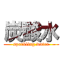 炭酸水 (sparkling water)