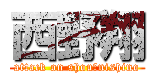 西野翔 (attack on shou　nishino)