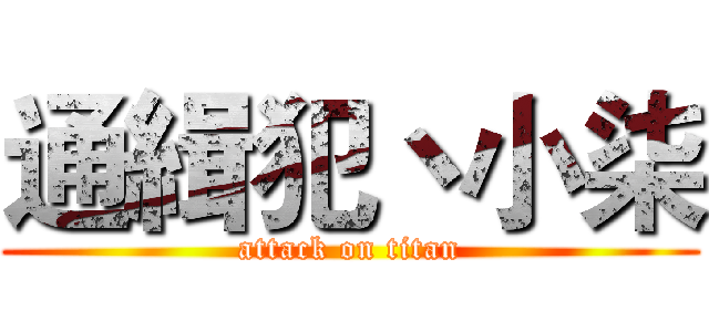 通緝犯丶小柒 (attack on titan)