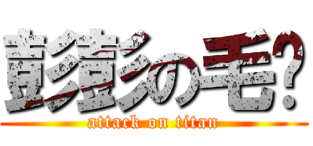 彭彭の毛鍊 (attack on titan)