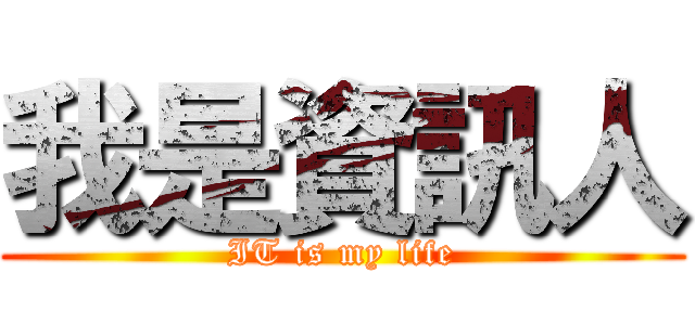 我是資訊人 (IT is my life)