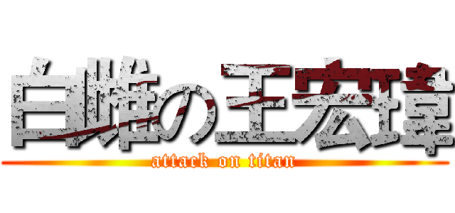 白雌の王宏瑋 (attack on titan)
