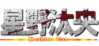 星野汰央 (Hoshino Tao)