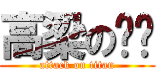 高梁の雞雞 (attack on titan)