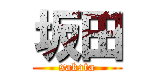 坂田 (sakata)