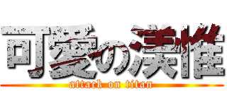 可愛の渼惟 (attack on titan)