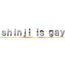 ｓｈｉｎｊｉ ｉｓ ｇａｙ ()