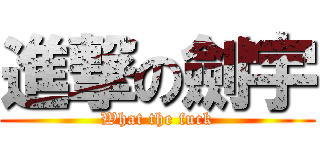 進撃の劍宇 (What the fuck)