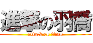 進撃の羽喬 (attack on titan)