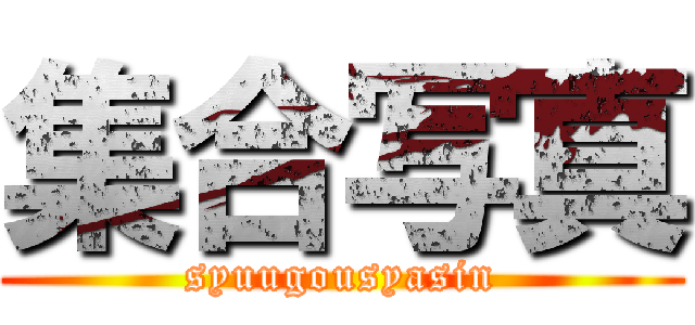 集合写真 (syuugousyasin)